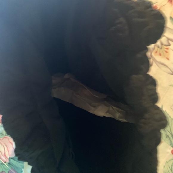 Plant Gold Black Textured Handbag - Picture 4 of 4